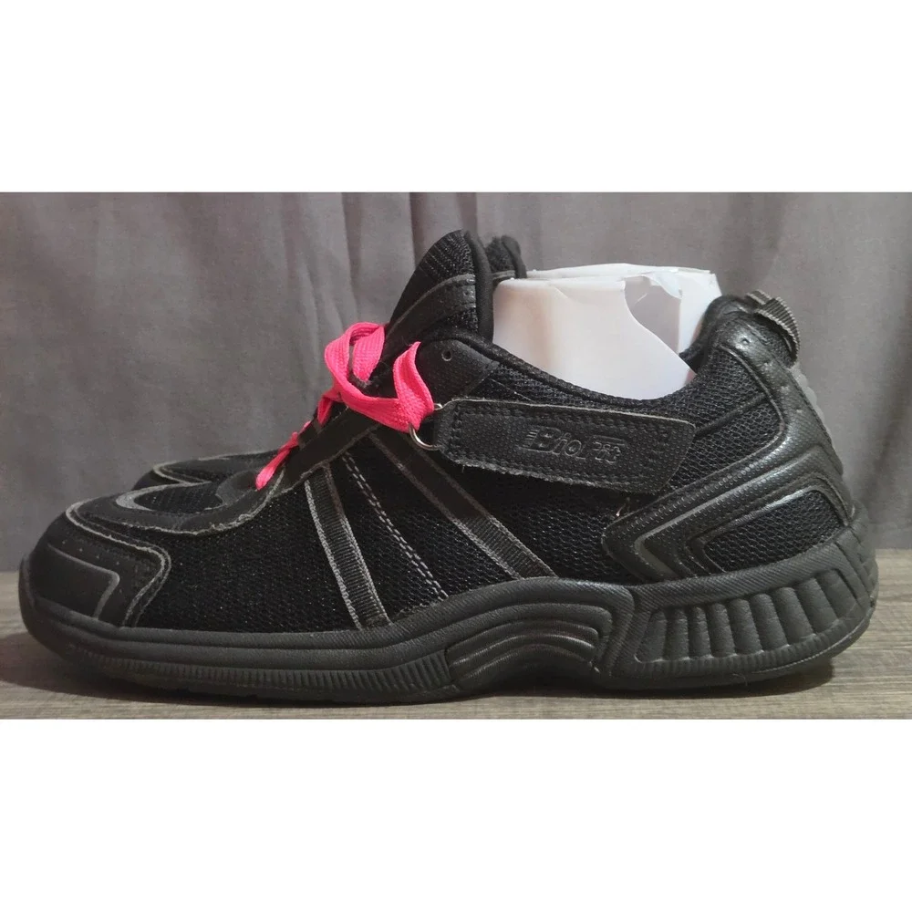 Orthofeet BioFit 911 Walking Shoes Womens Size 9.5 Wide Black